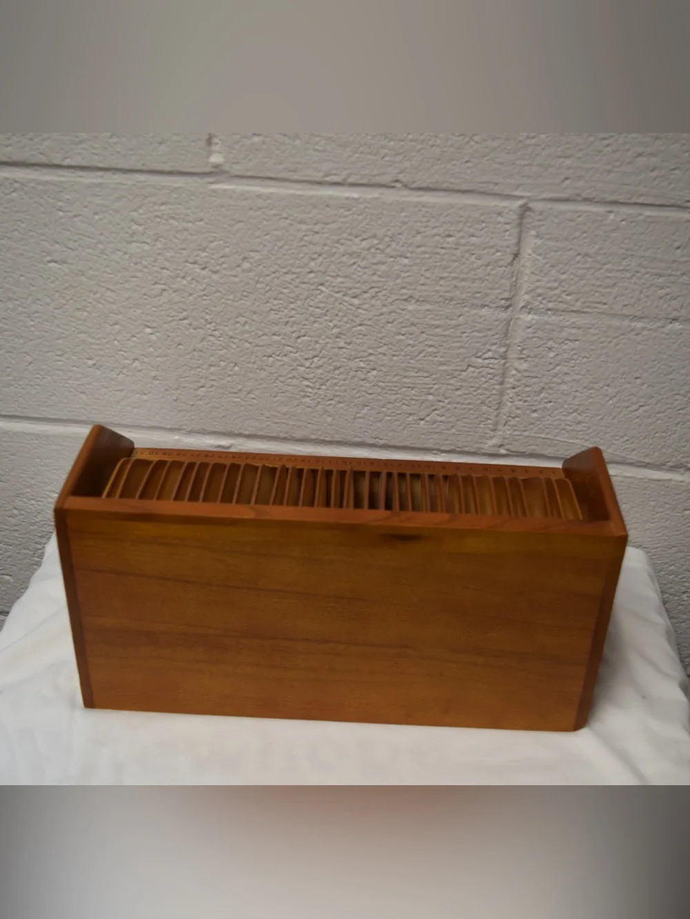 Wooden mail Organizer in Brown - Classic Home Storage